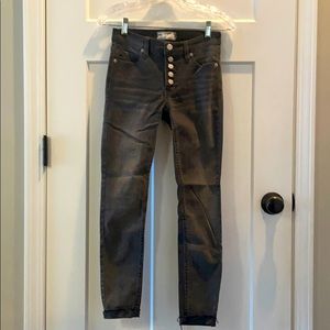 Free People 9 in Button Up Rise Jean